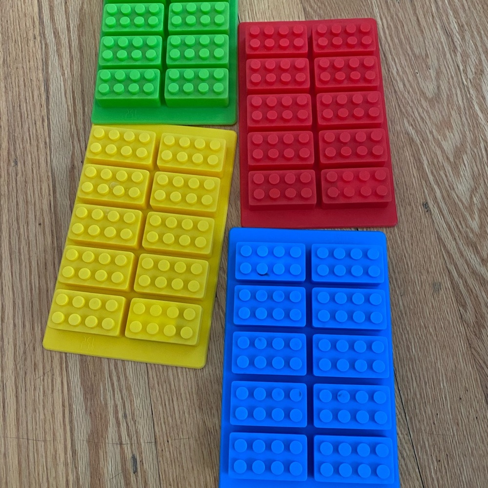 Colorful Building Block Lego Silicone Molds